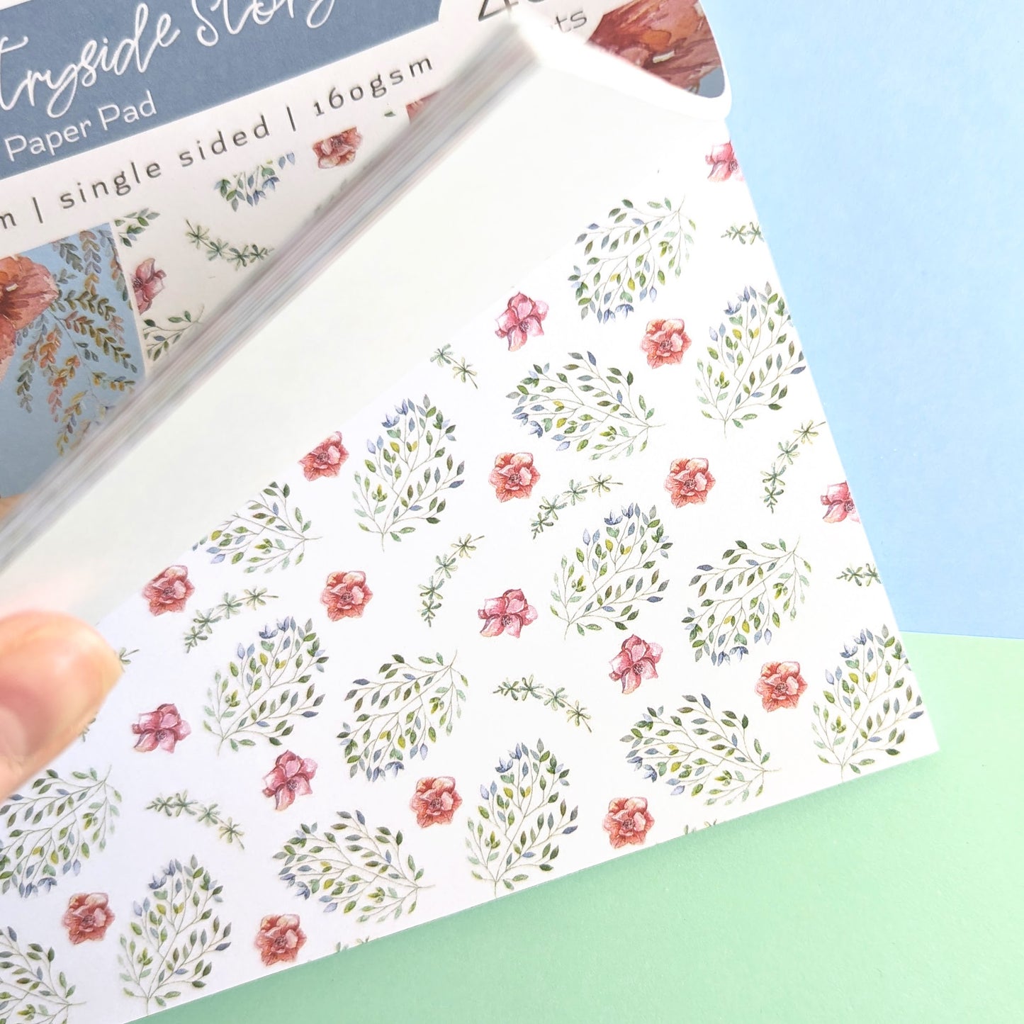 8" x 8" Floral Scrapbooking Paper Pad