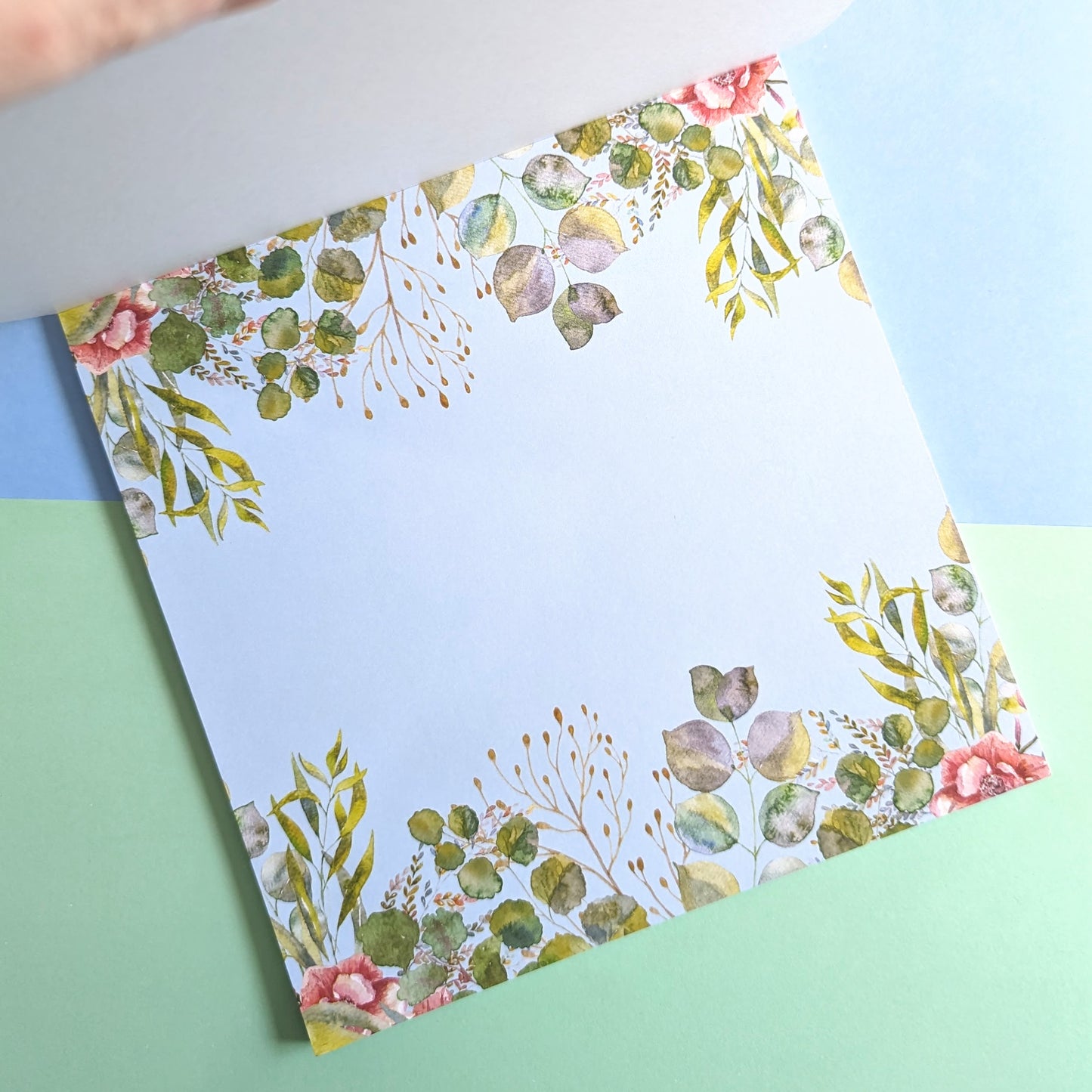 8" x 8" Floral Scrapbooking Paper Pad