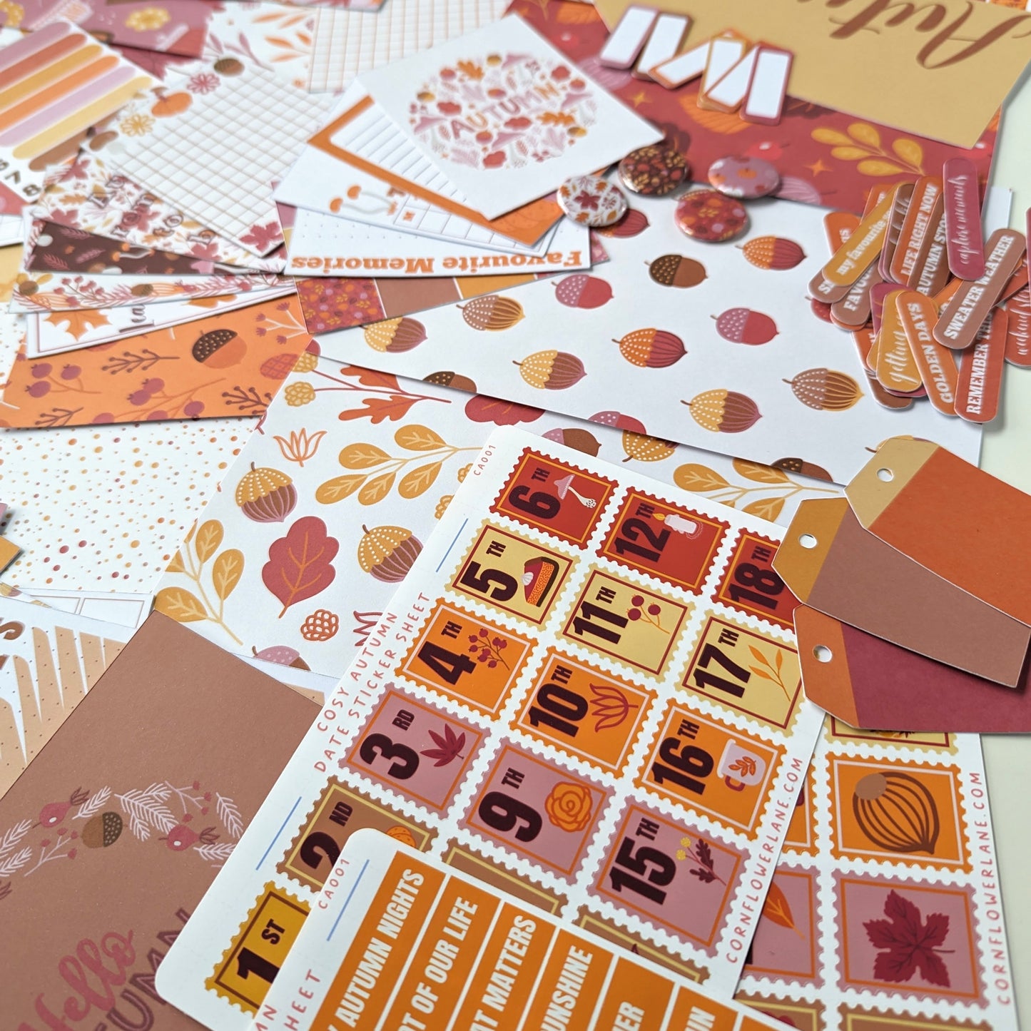Cosy Autumn Memory Keeping Kit