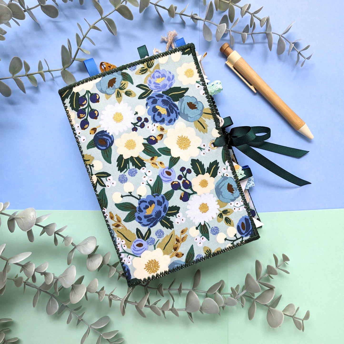 Handmade Rifle Paper Co Fabric Cover Journal