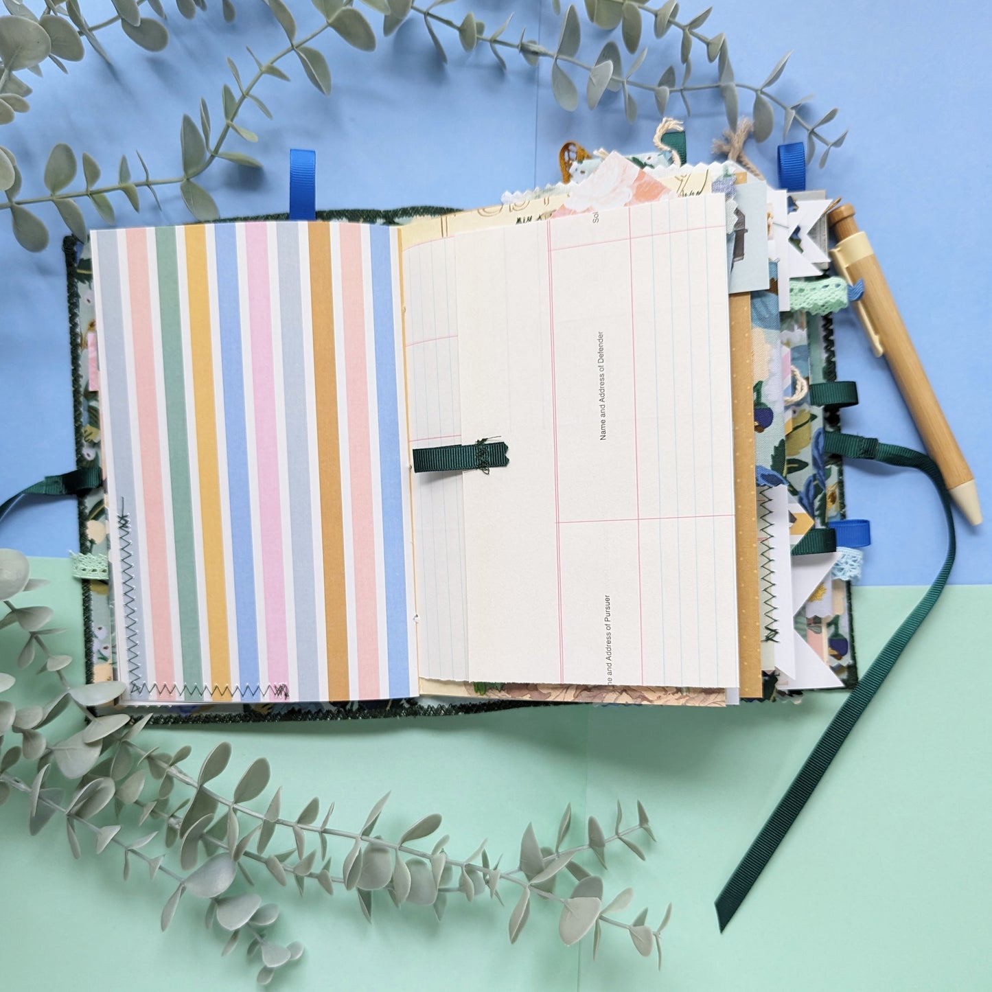 Handmade Rifle Paper Co Fabric Cover Journal