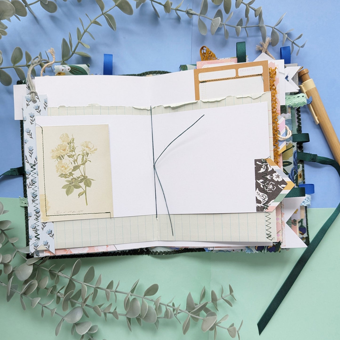 Handmade Rifle Paper Co Fabric Cover Journal