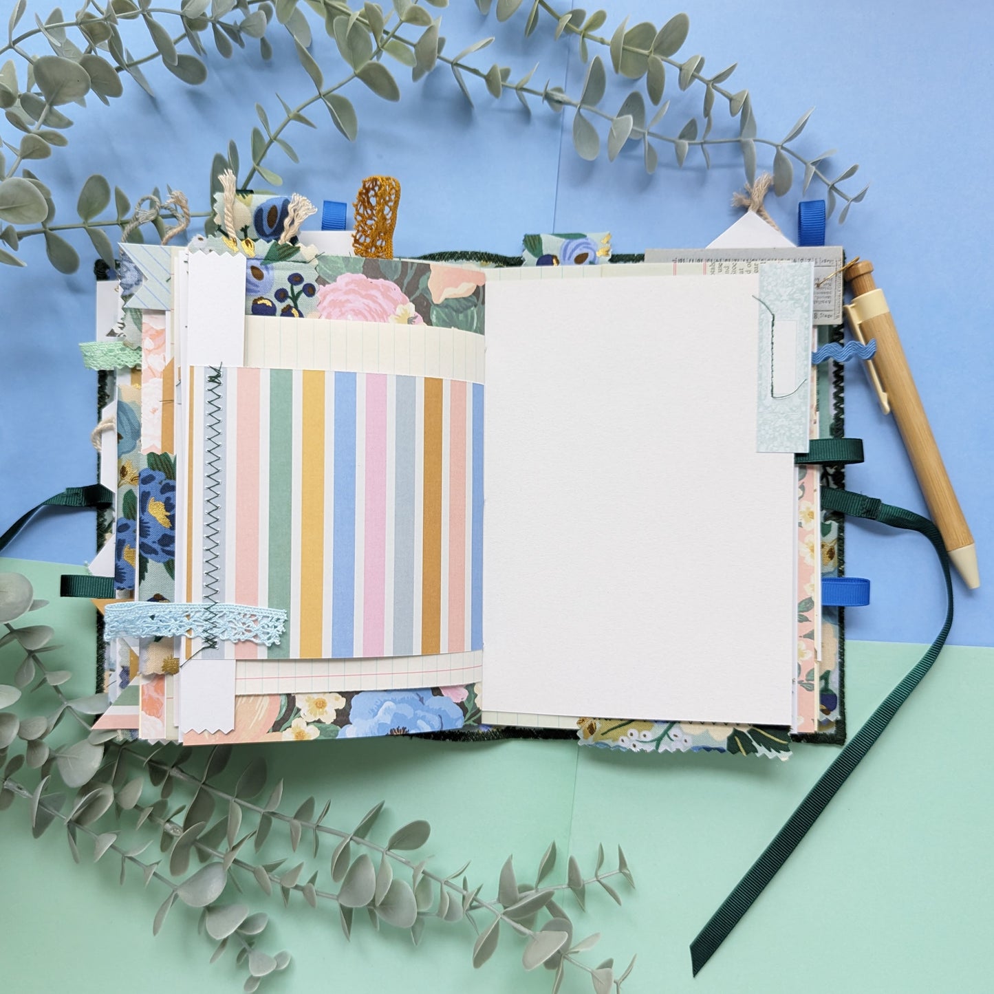 Handmade Rifle Paper Co Fabric Cover Journal
