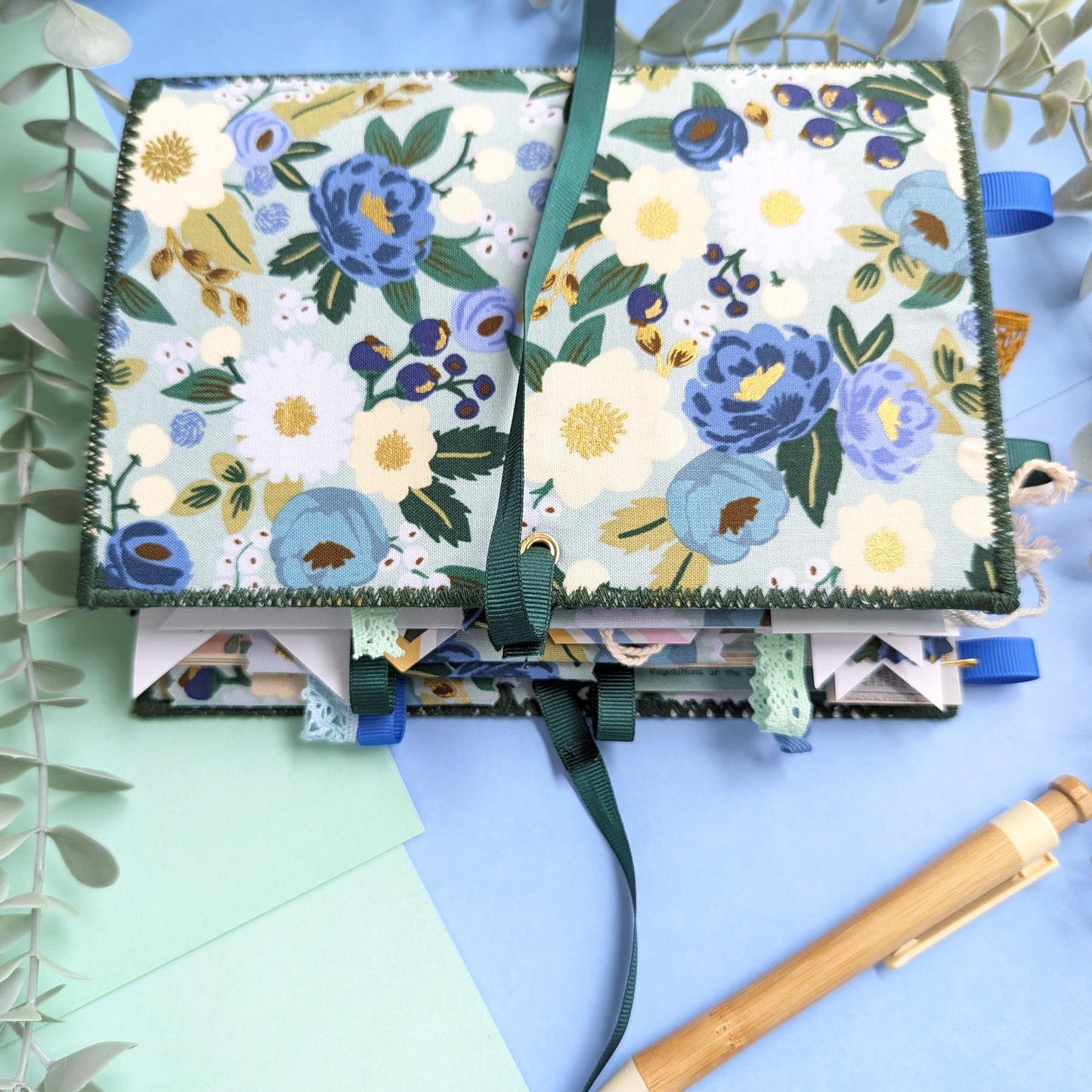 Handmade Rifle Paper Co Fabric Cover Journal