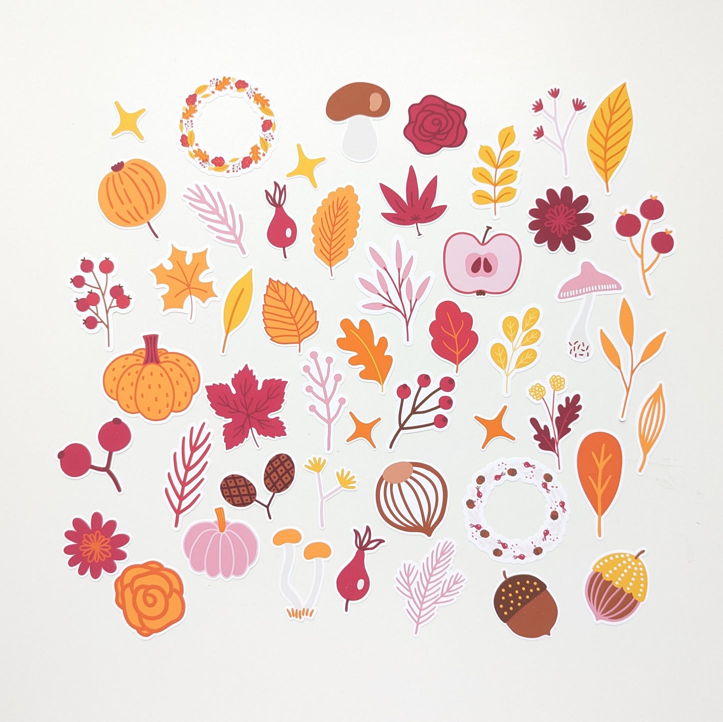 Cosy Autumn Die Cut Sticker Pack