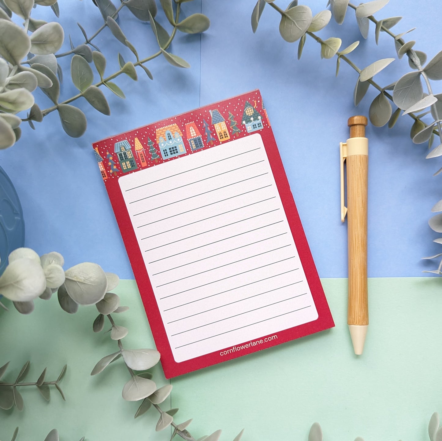Christmas Houses A6 Notepad
