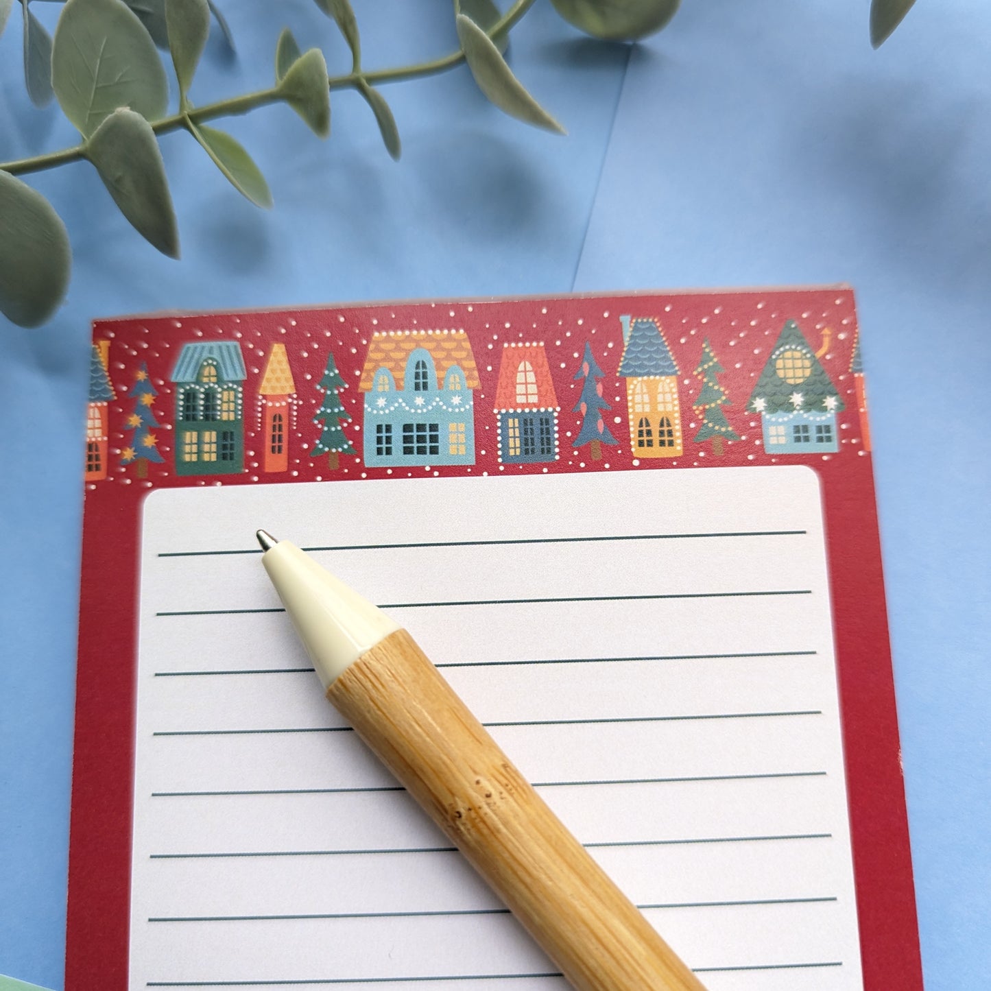 Christmas Houses A6 Notepad