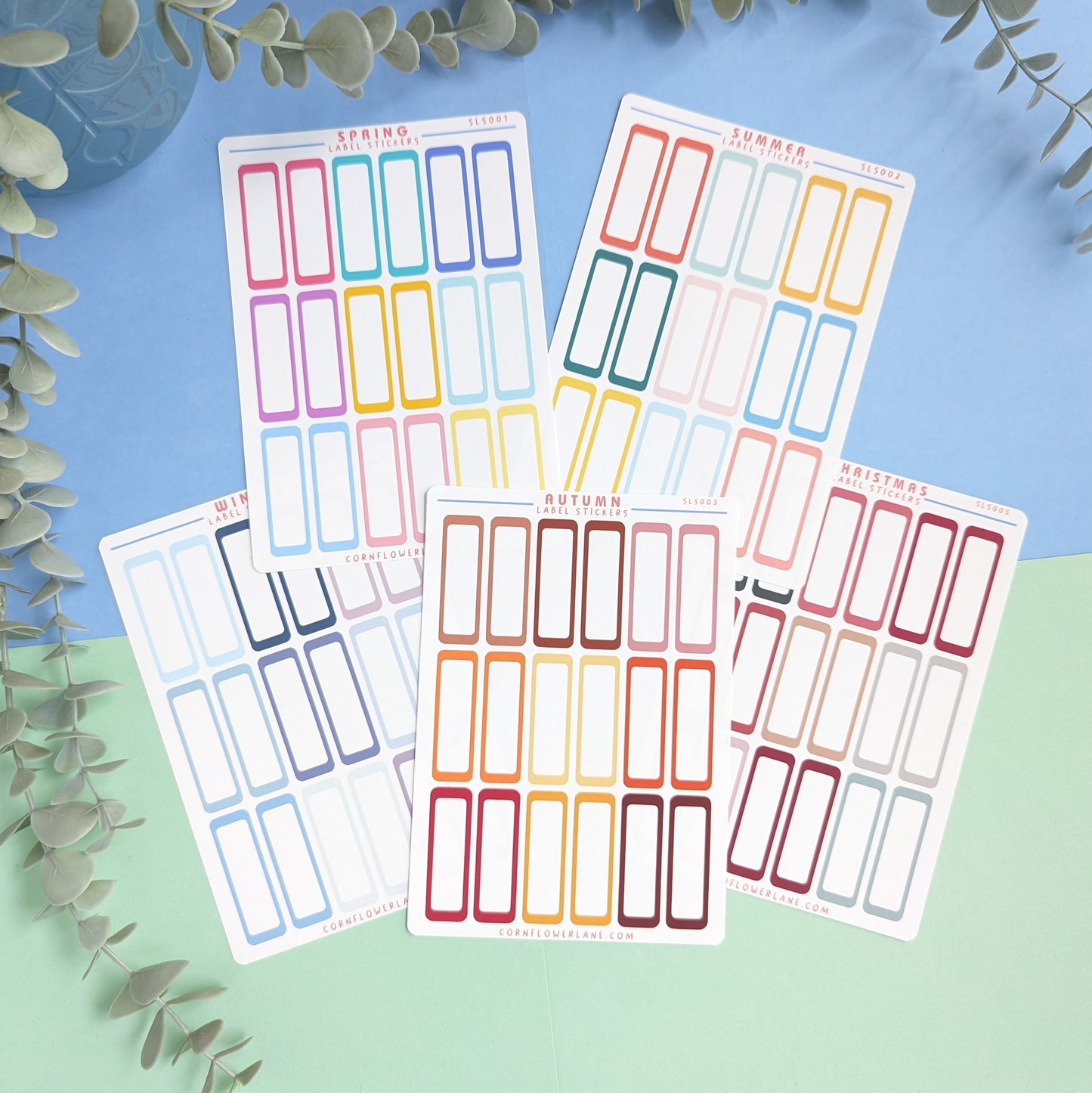 Seasons Label Stickers