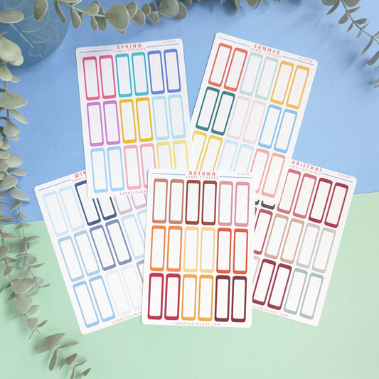 Seasons Label Stickers