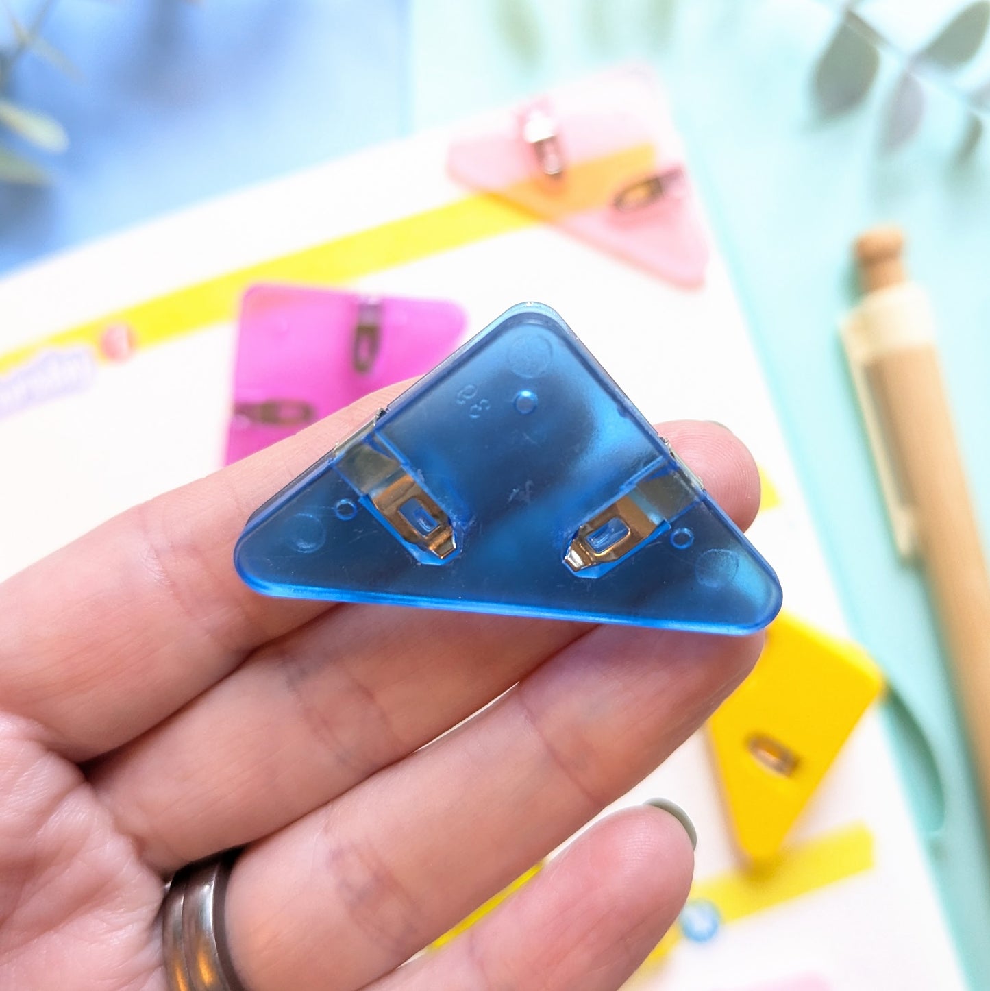 Corner Paper Clip Bookmark