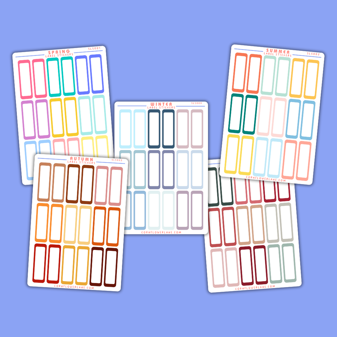 Seasons Label Stickers