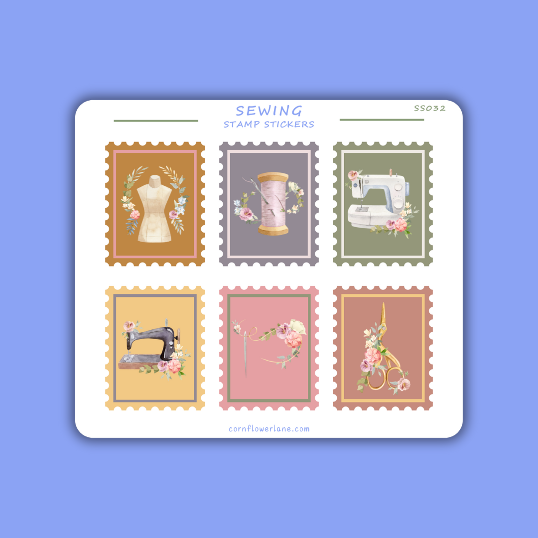 Stamp Stickers - Hobbies Collection