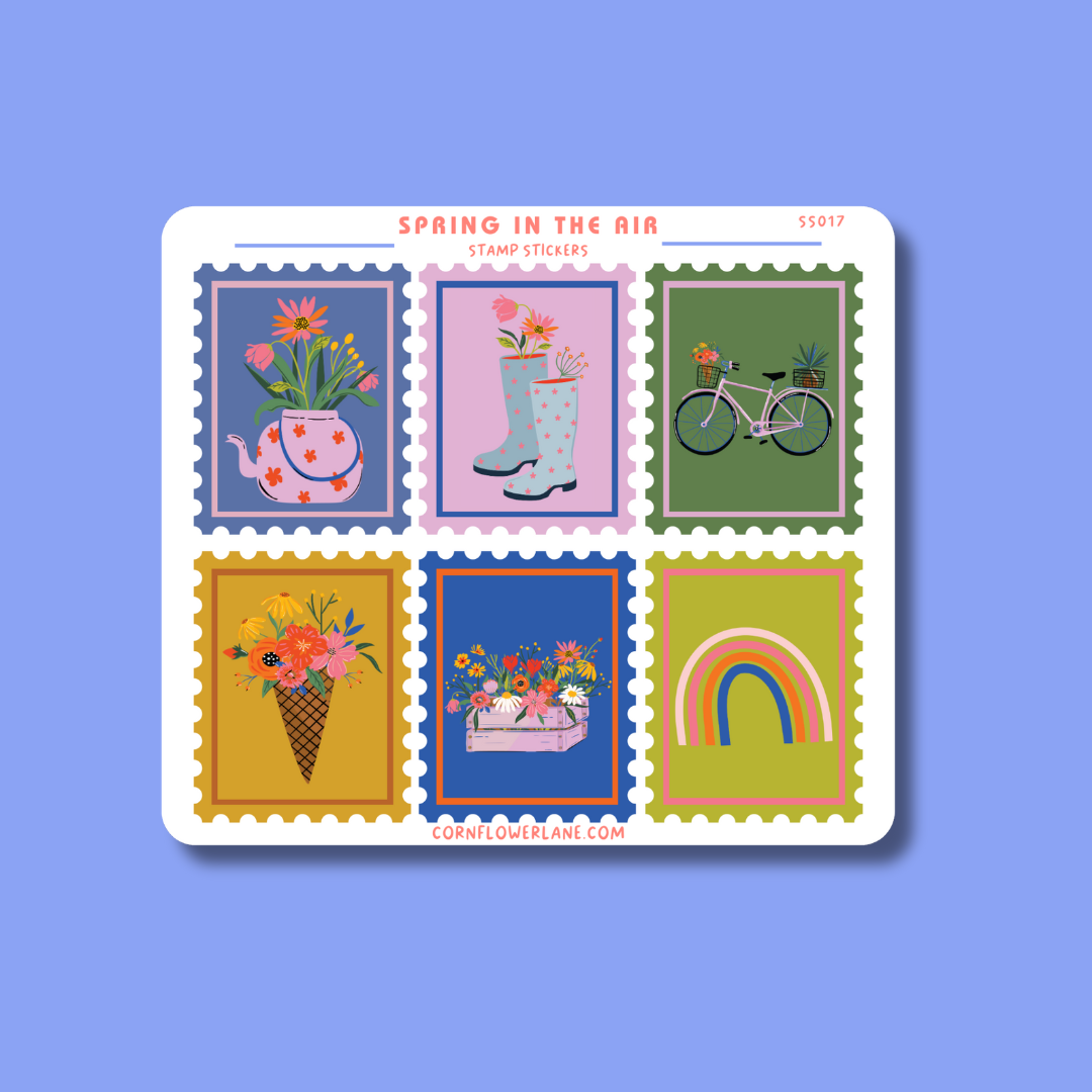 Spring & Autumn Stamp Stickers