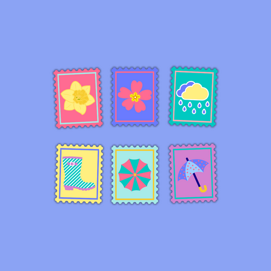 Seasonal Die Cut Stickers