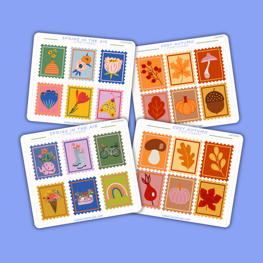 Stamp Stickers - Spring & Autumn Collection