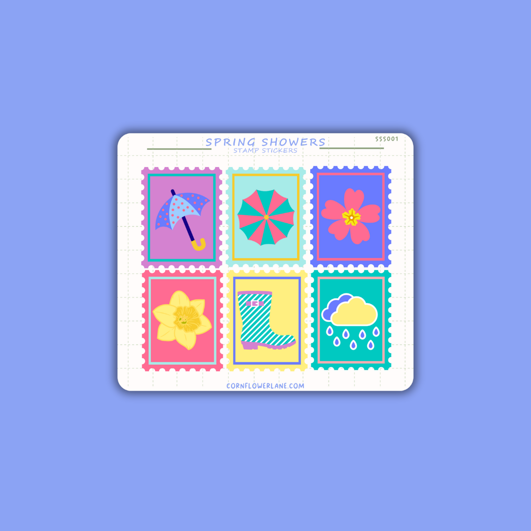Seasonal Stamp Stickers - 4th Collection