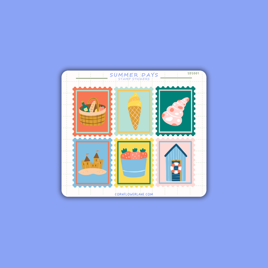 Seasonal Stamp Stickers - 4th Collection