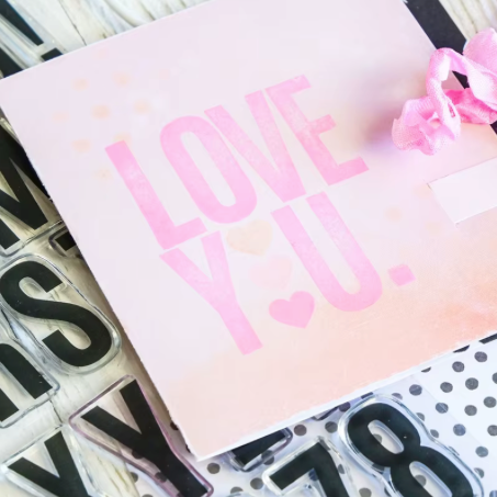 Chunky Letters & Numbers Stamp Sets
