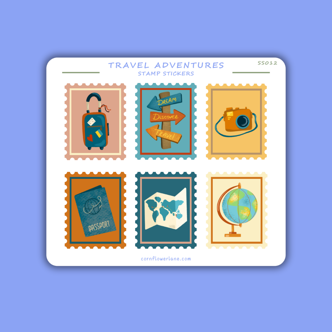 Stamp Stickers - Hobbies Collection