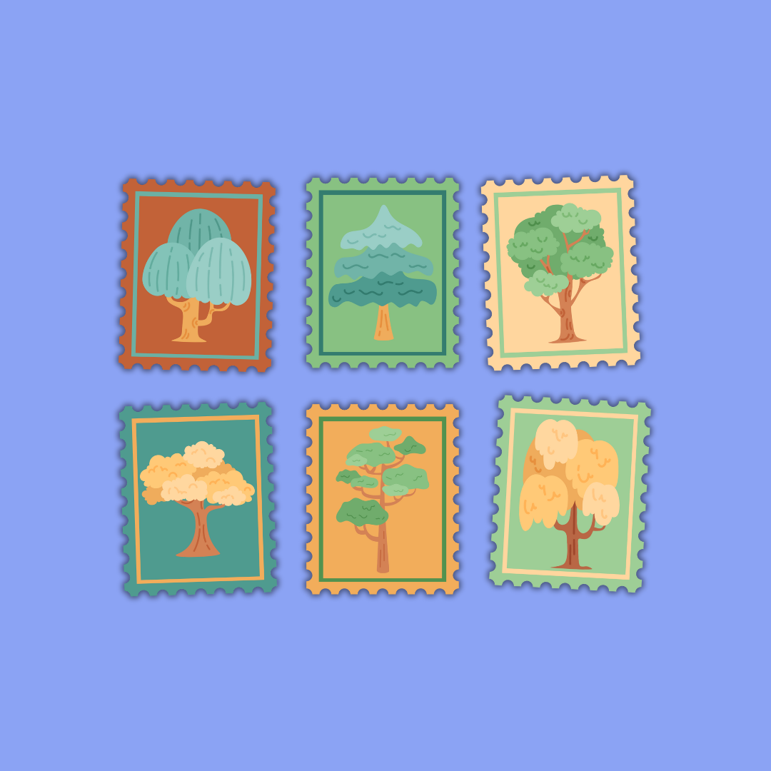 Everyday Collection – Die-Cut Stamp Stickers (5 Themed Packs)