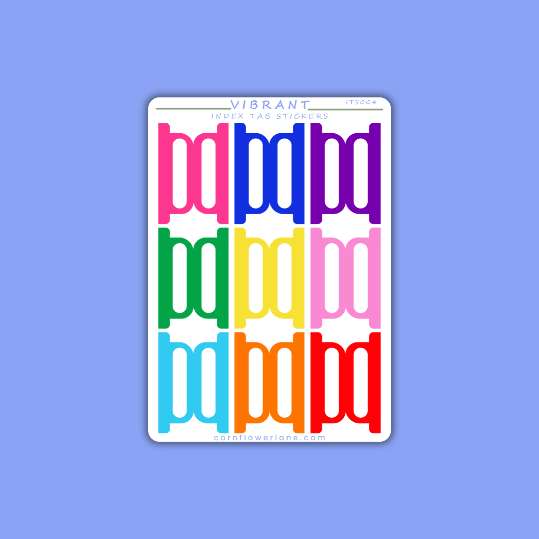 Vibrant Planner Stickers Bundle