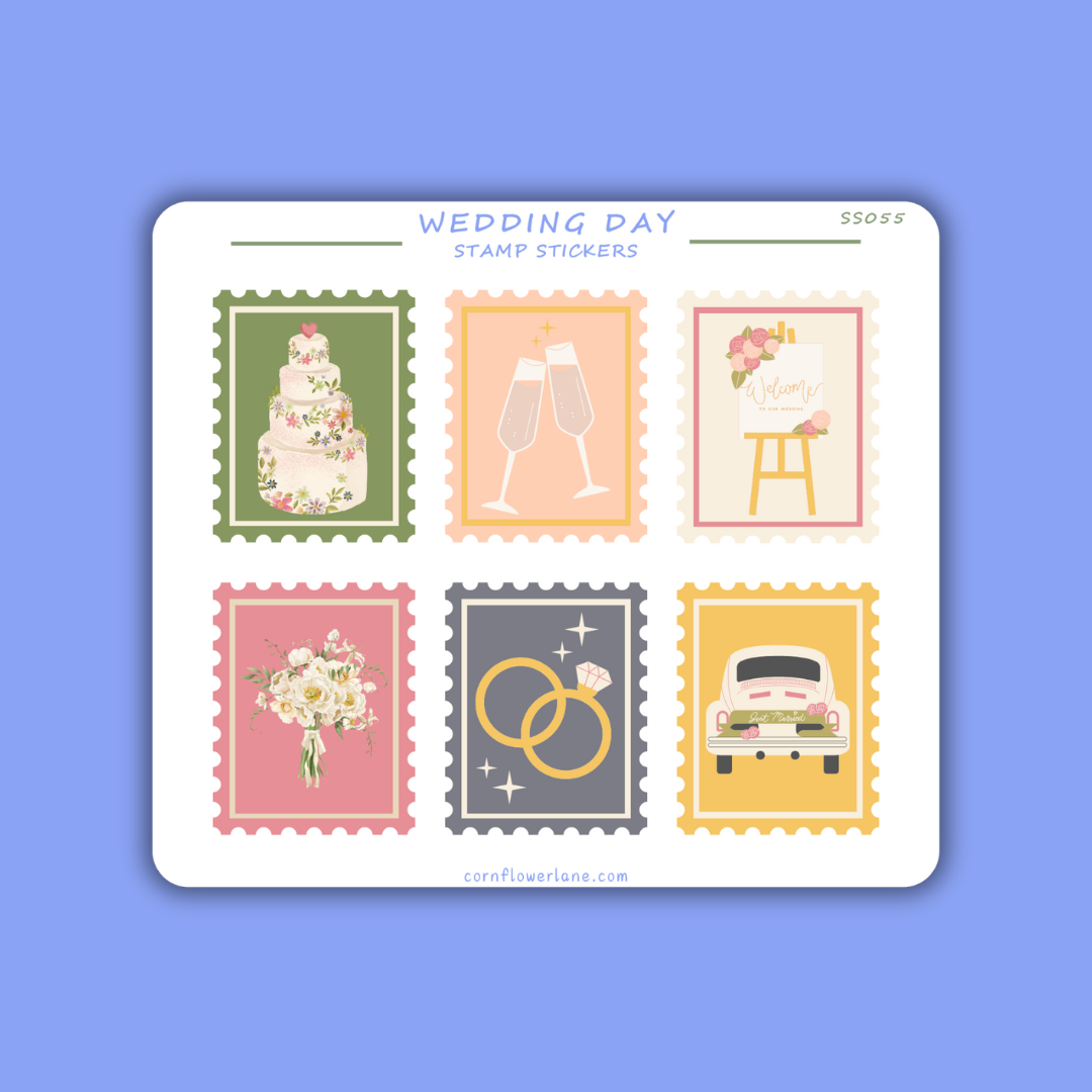 Celebration Stamp Stickers - 5th Collection