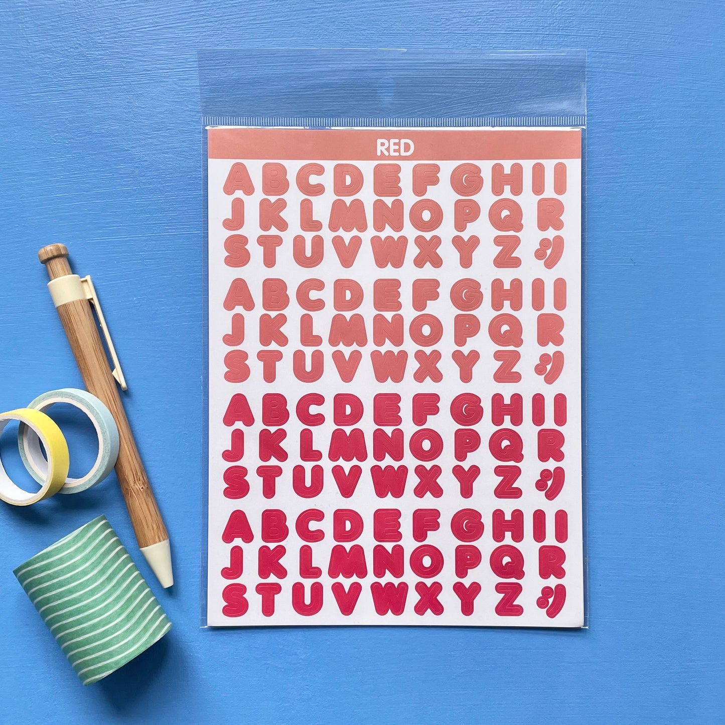 Alphabet Stickers