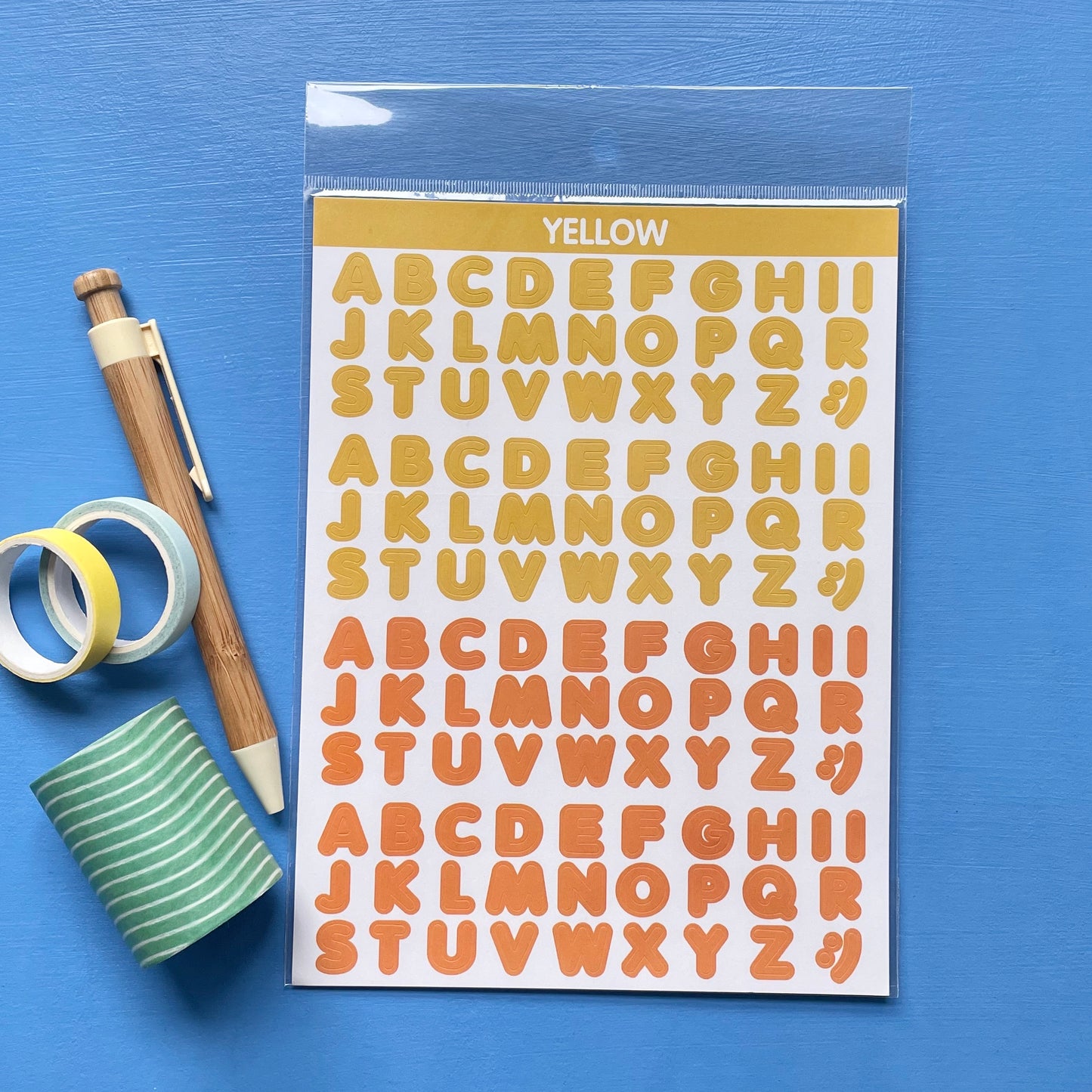 Alphabet Stickers