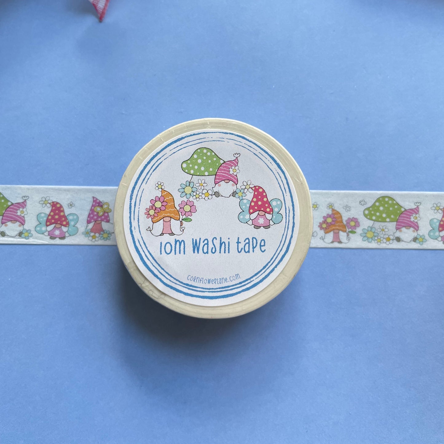 Gnomes with Toadstools Washi Tape