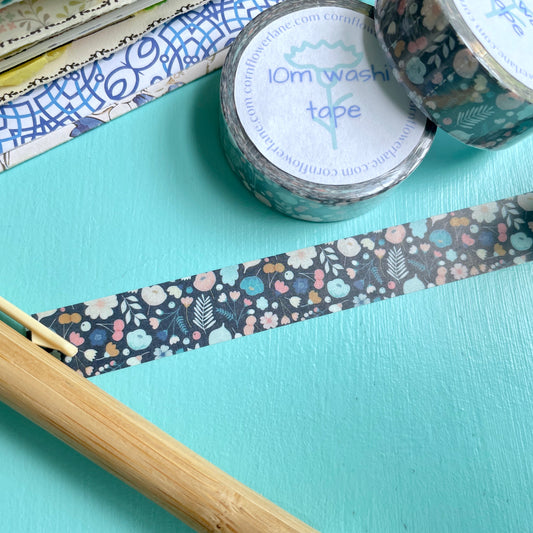 Winter Floral Washi Tape