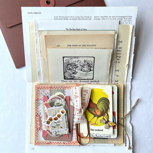 Handmade Envelope Vintage Kit - Orange