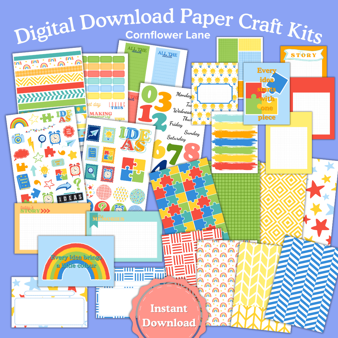 Digital Paper Craft Kits