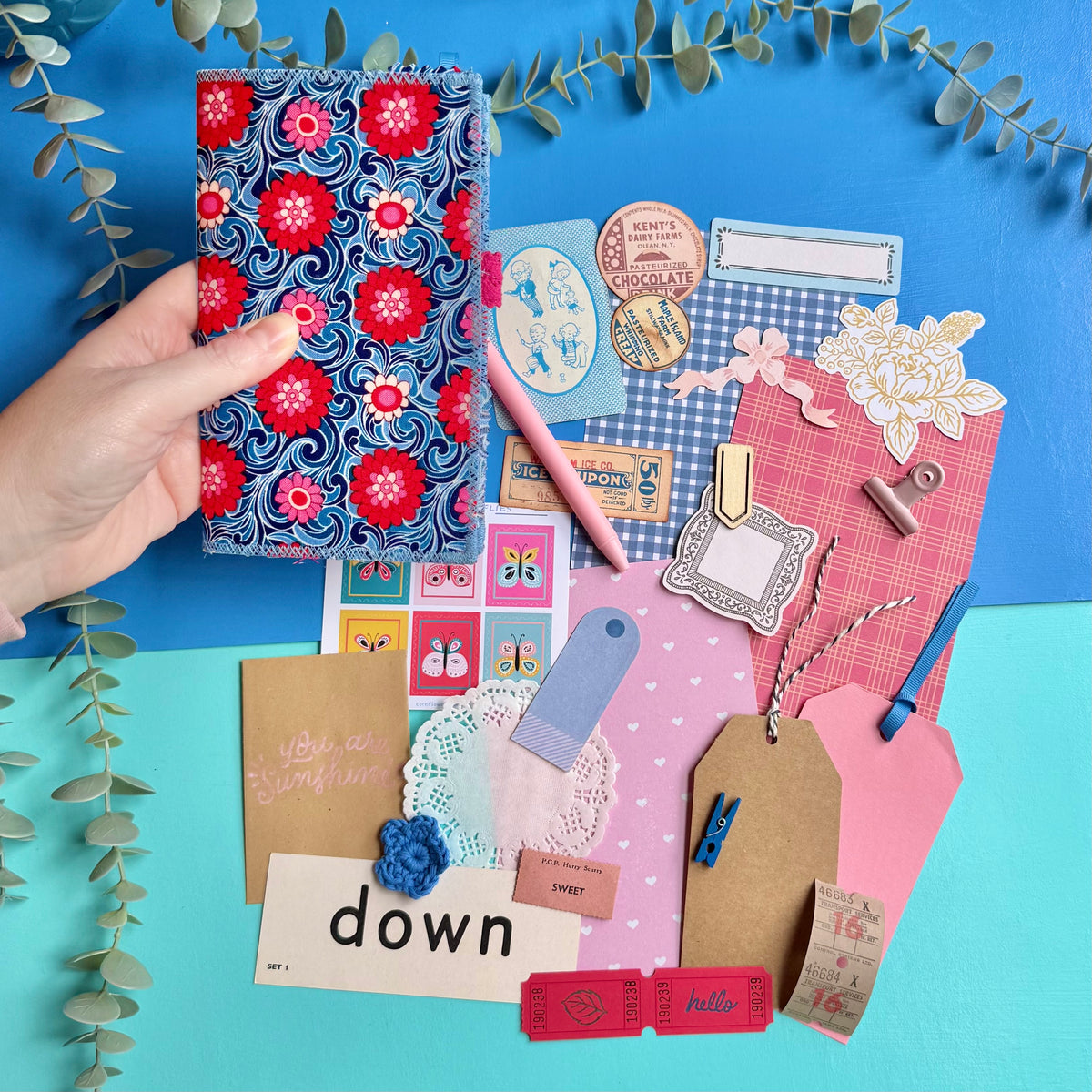 Unwrap & Keep Memories - Handmade Journal & Kit