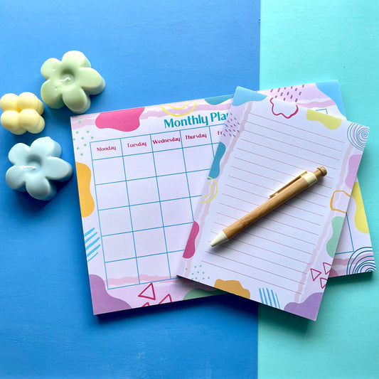 Pink Stationery Pad Bundle