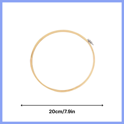 20cm Wooden Embroidery Hoop – Embroidery & Craft Frame