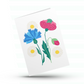 Floral Meadow Cornflower Greetings Card