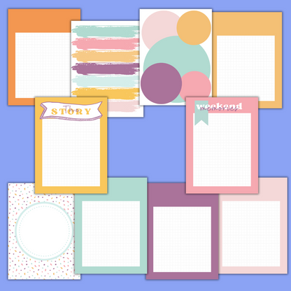 Ice Cream Parlour 3" x 4" Journal Cards