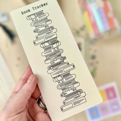 Reading Log & Book Tracker Bookmark