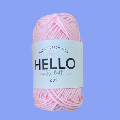 Hello Pastel Cotton Yarn Pack – 12 Colours