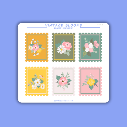Stamp Stickers - Nature & Nostalgia Collection