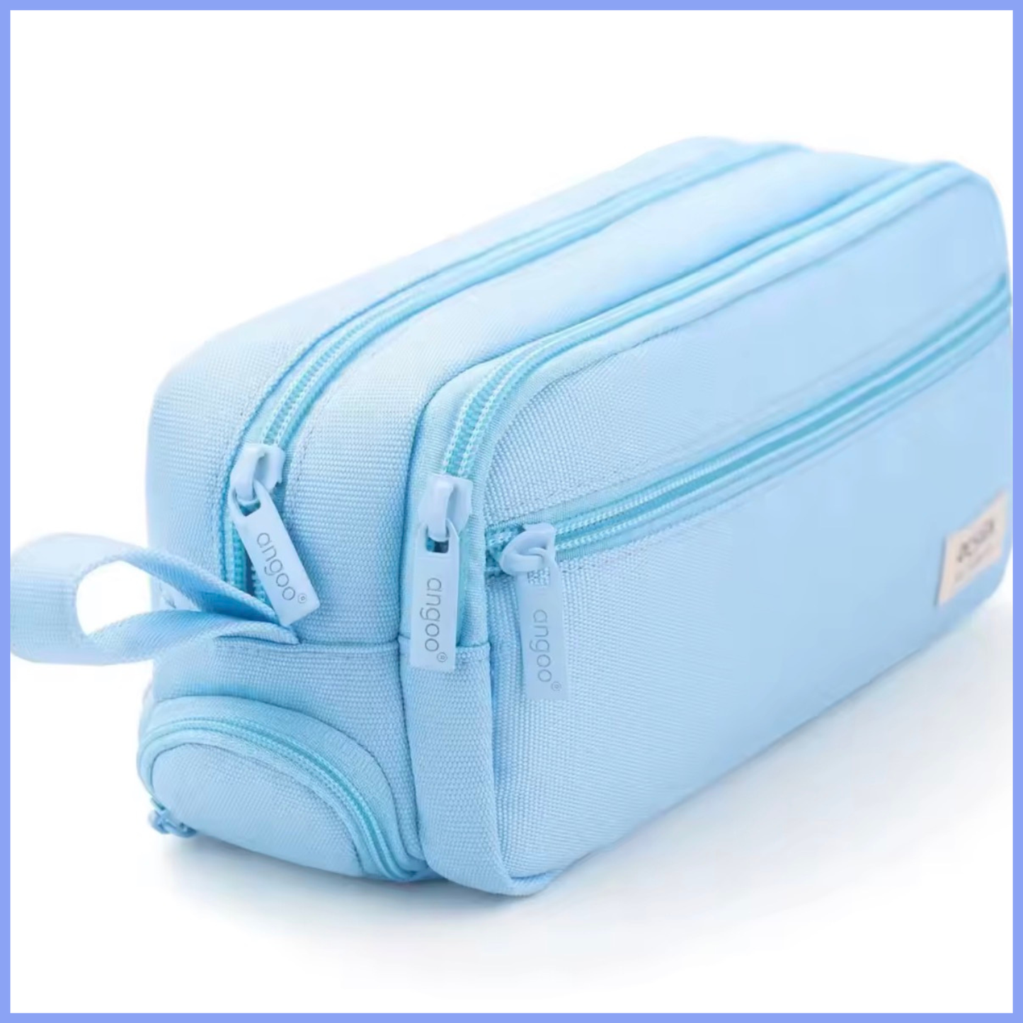 Large 4 Compartment Pencil Case – Zipped Organiser Pouch