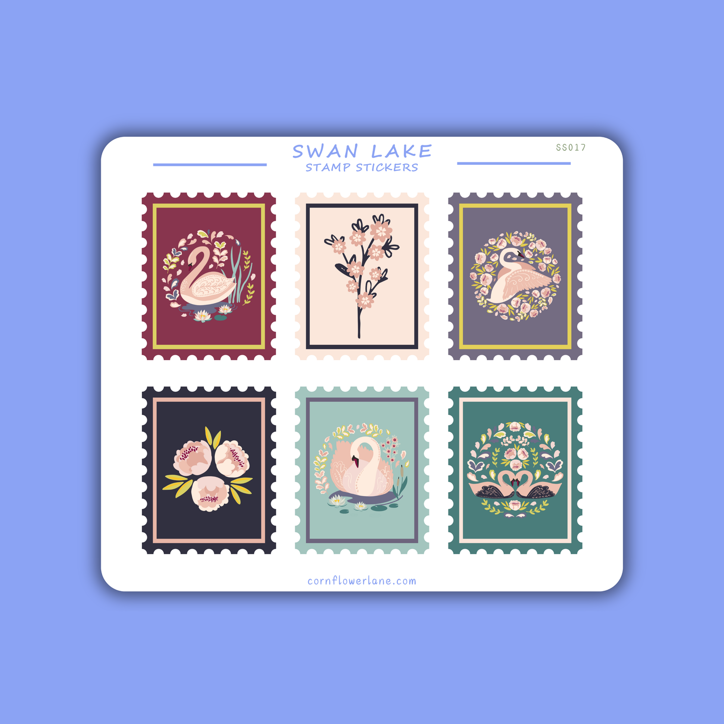 Stamp Stickers - Nature & Nostalgia Collection