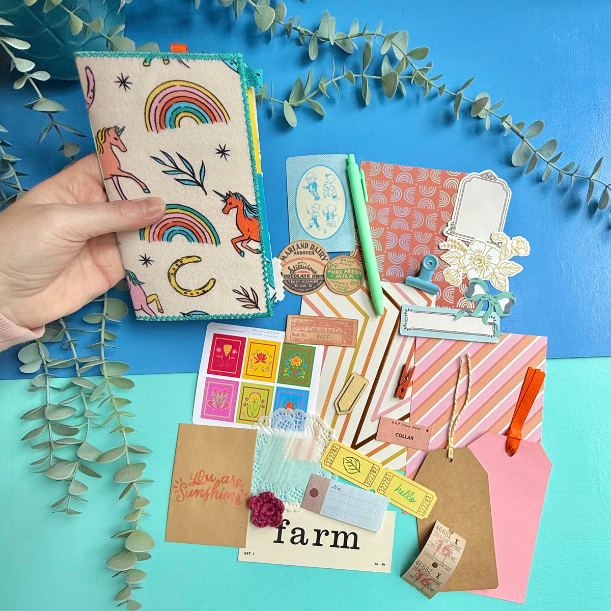 Unwrap & Keep Memories - Handmade Journal & Kit