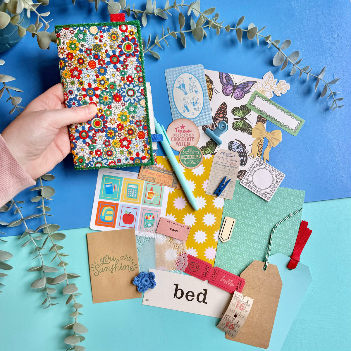 Unwrap & Keep Memories - Handmade Journal & Kit