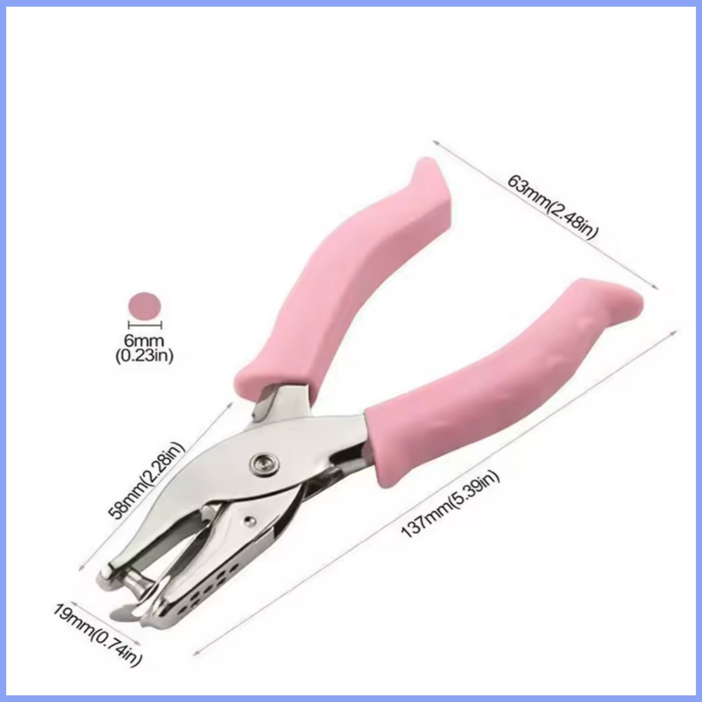 6mm Hole Punch – Pastel Craft & Paper Punch