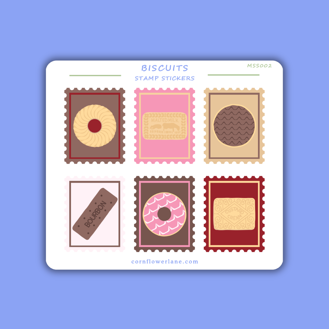 Stamp Stickers - Mixed Collection