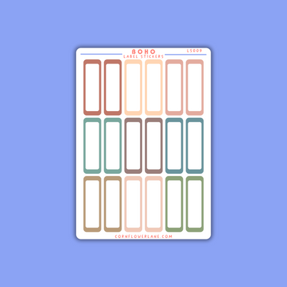 Colour Palette Label Stickers