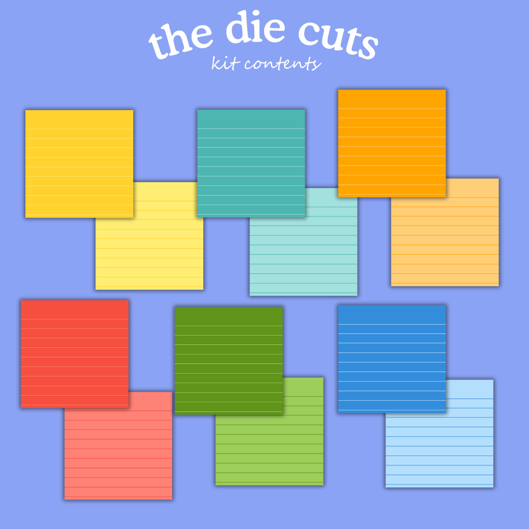 Bright Ideas Digital Paper Craft Kit – Papers, Die Cuts & Cards (Digital Download)