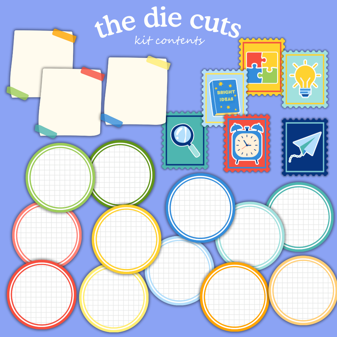 Bright Ideas Digital Paper Craft Kit – Papers, Die Cuts & Cards (Digital Download)