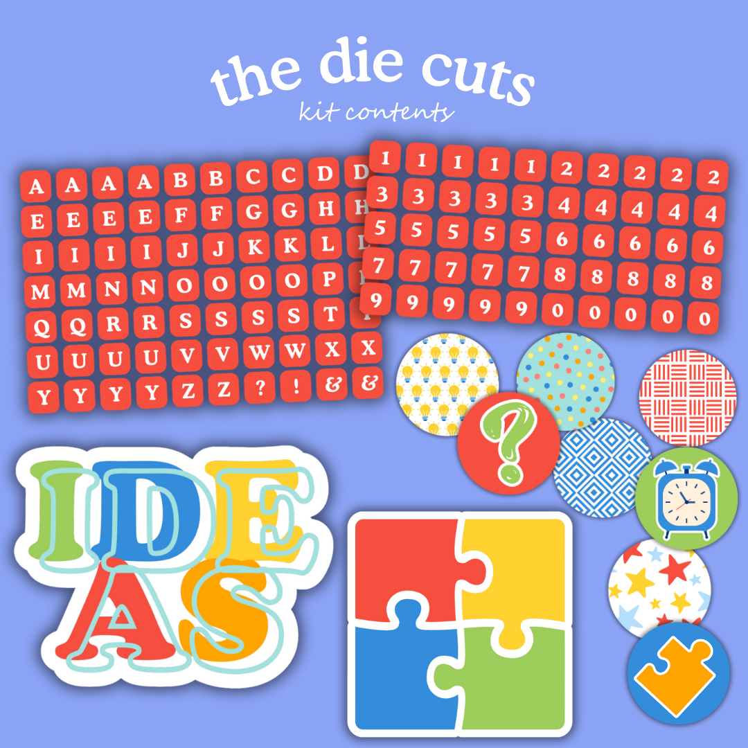 Bright Ideas Digital Paper Craft Kit – Papers, Die Cuts & Cards (Digital Download)